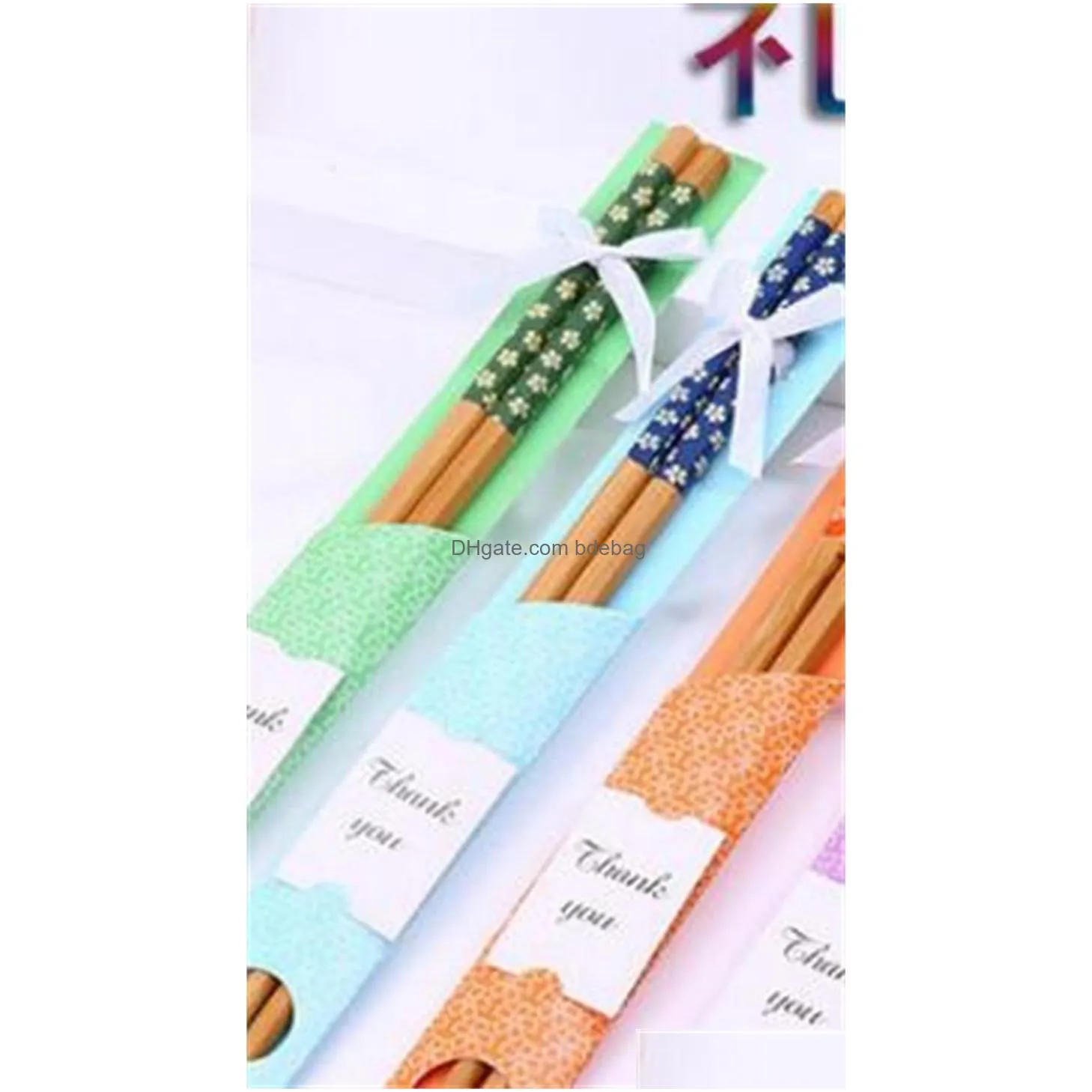 bamboo chopsticks practical chopstick natural woodiness style chopsticks personalized wedding favors giveaways gift selling 0 8zl