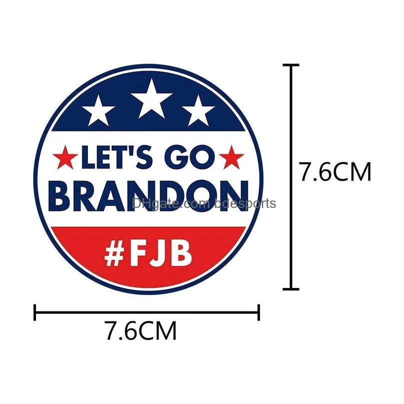 lets go brandon sticker fjb windows water cups stickers stick computer cellphone stickers gift boxes tags party decorations 132 h1