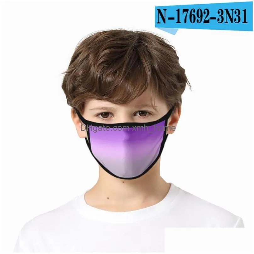 reuseable face masks dustproof respirator anti haze mascarilla hanging ear gradients unisex life protection cotton gauze 2 6fdf d2