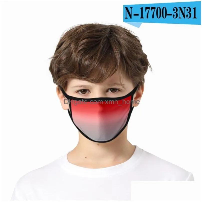 reuseable face masks dustproof respirator anti haze mascarilla hanging ear gradients unisex life protection cotton gauze 2 6fdf d2
