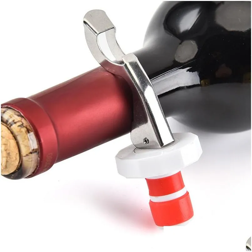 stainless steel bottle stopper silicone red wine stoppers beer bottles opener portable selling in 2019 1 9fl j1