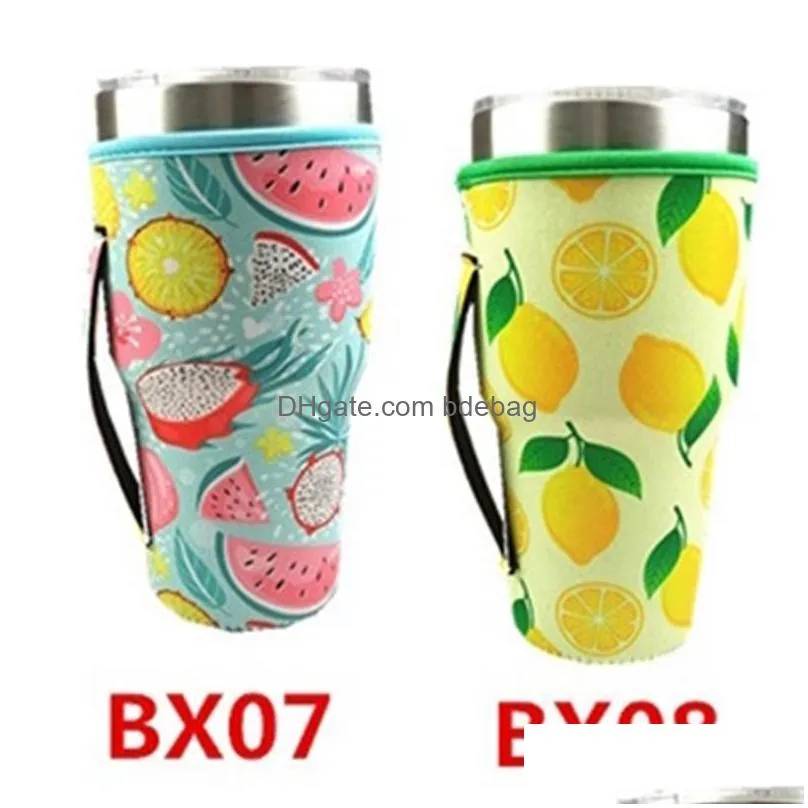 drinkware handle 10 stylesneoprene tumbler holder cover bags 30 oz reusable insulated sleeve bag coffee mugs by sea 762 b3