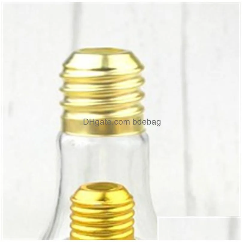 beverage bottle cup plastic mug light bulb figure tumbler fruit juice lamp globe cap achromatic colour decorative 2 6cy c2