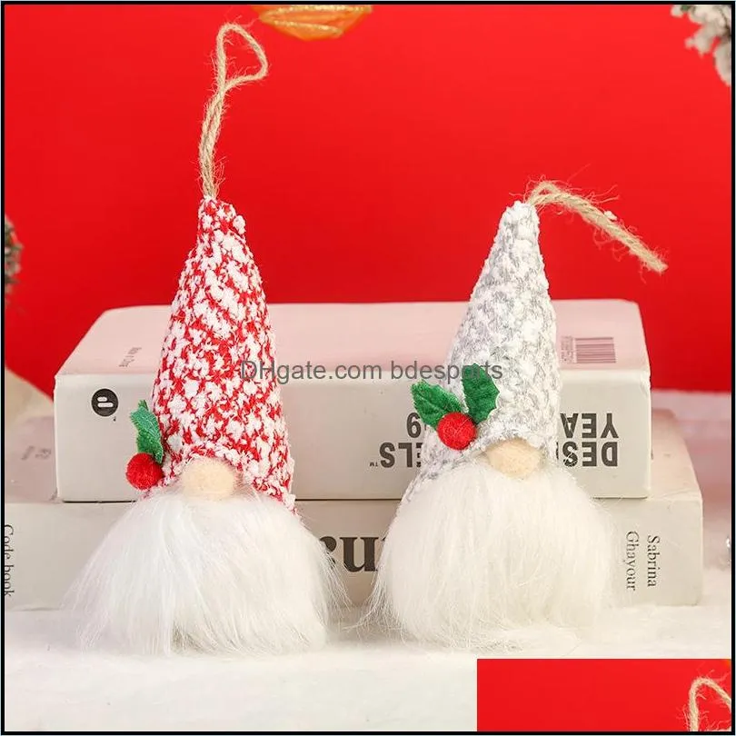 christmas tree ornaments can shine faceless old man sequin hat doll festive party supplies christmas elf gnomes dolls novelty gifts 5 8wf