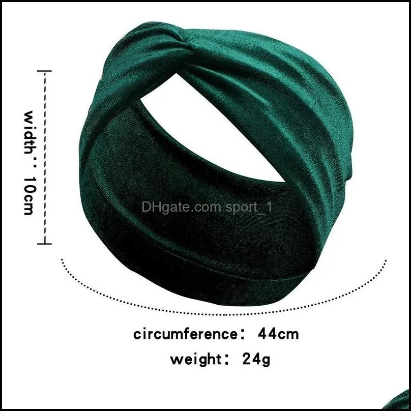solid color cross tie headbands soft bowknot sports yoga stretch wrap hairband hoops for women fashion