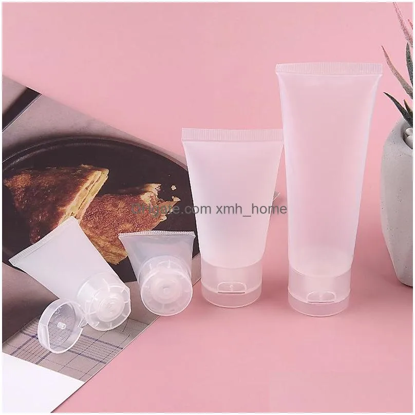 empty lip gloss container screw cover lipgloss tube hand sanitizer cosmetic subpackage facial cleanser bottles travel new 0 52yc f2