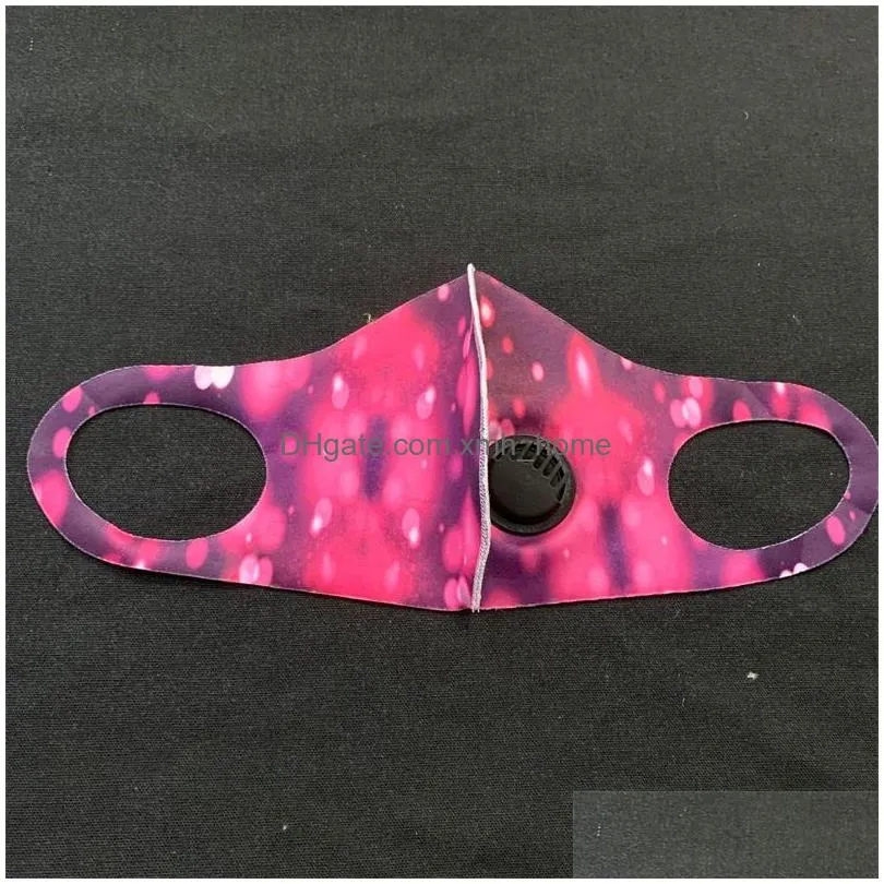 plangi camouflage dust face masks pm 2.5 proof mascarilla reusable with valve respirable mascherine custom washable cycling 2 5zk c2