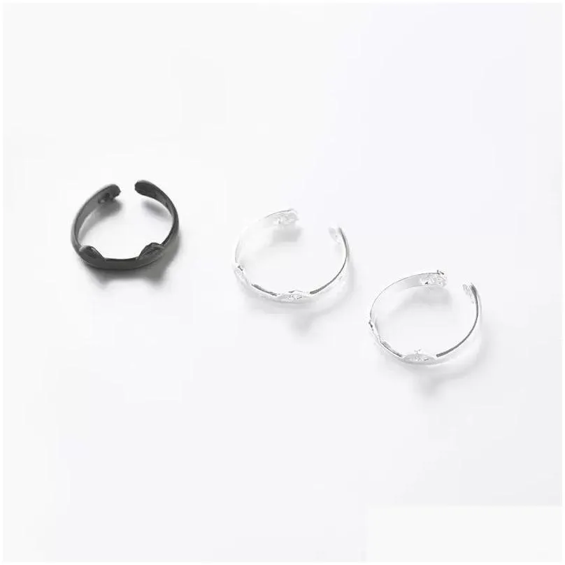 animal cat ears band rings for women girls lovely pet dog cat claw finger ring fashion jewelry