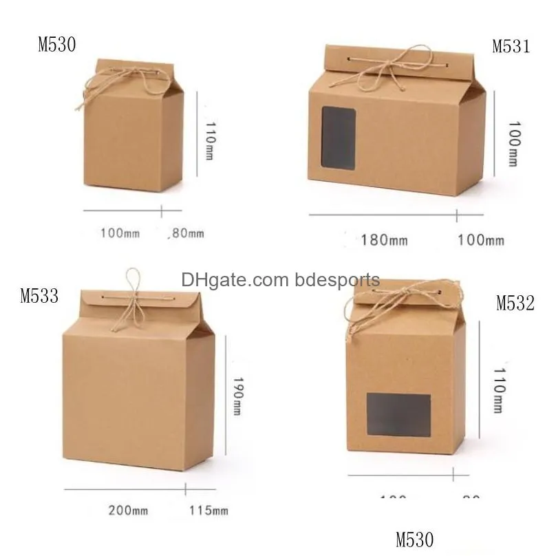 tea packaging box cardboard kraft paper bag folded food nut tea box food storage standing up paper packing bag 93 g2