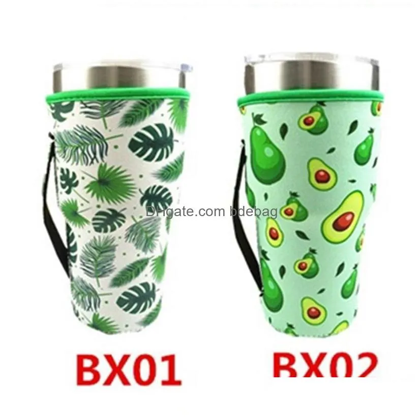 drinkware handle 10 stylesneoprene tumbler holder cover bags 30 oz reusable insulated sleeve bag coffee mugs by sea 762 b3