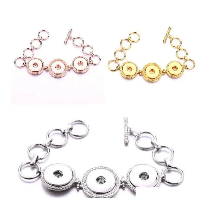 snap button bracelet for women diy 18mm buttons bracelets adjustable snap jewelry