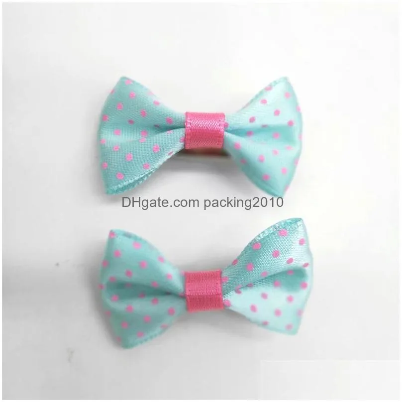 dog grooming bows with rubber bands dogs topknot cute pet hair clips pets cat little flower bow gifts