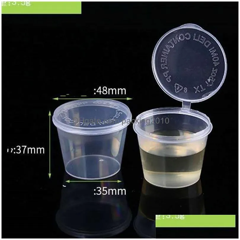 packing boxes disposable dressing cases food preserve portion plastic condiment snack containers dining hall 76ye k2