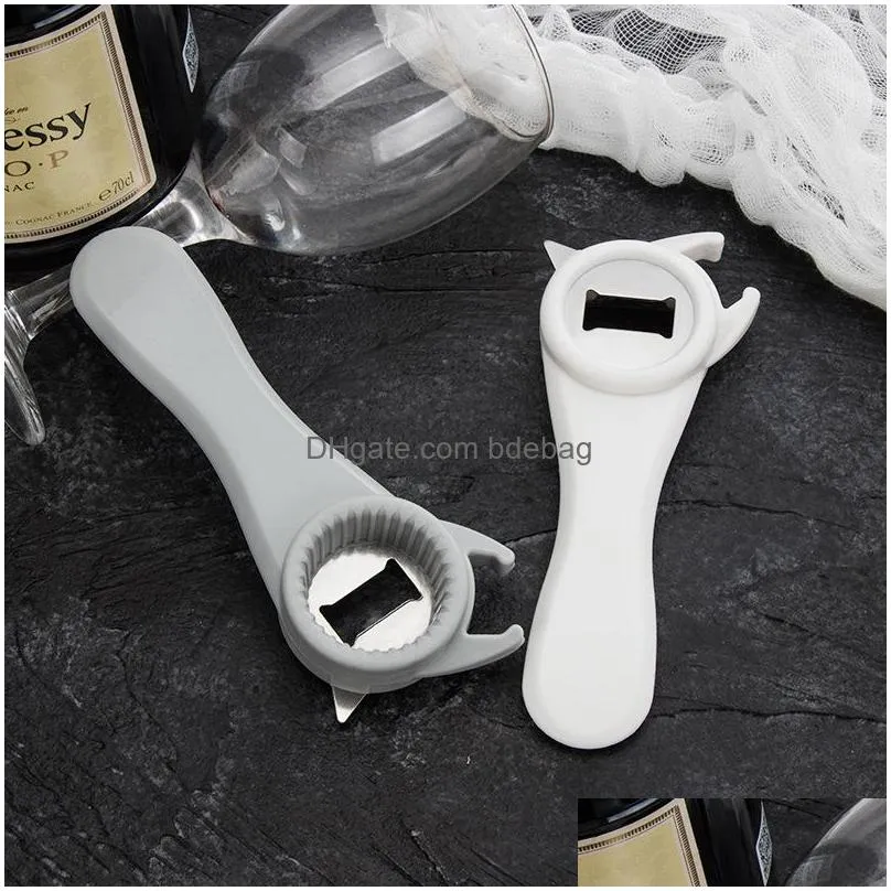 stainless steel pp bottle openers multifunction kitchen drinks wine opener high quality with different colors 1 45mc j1