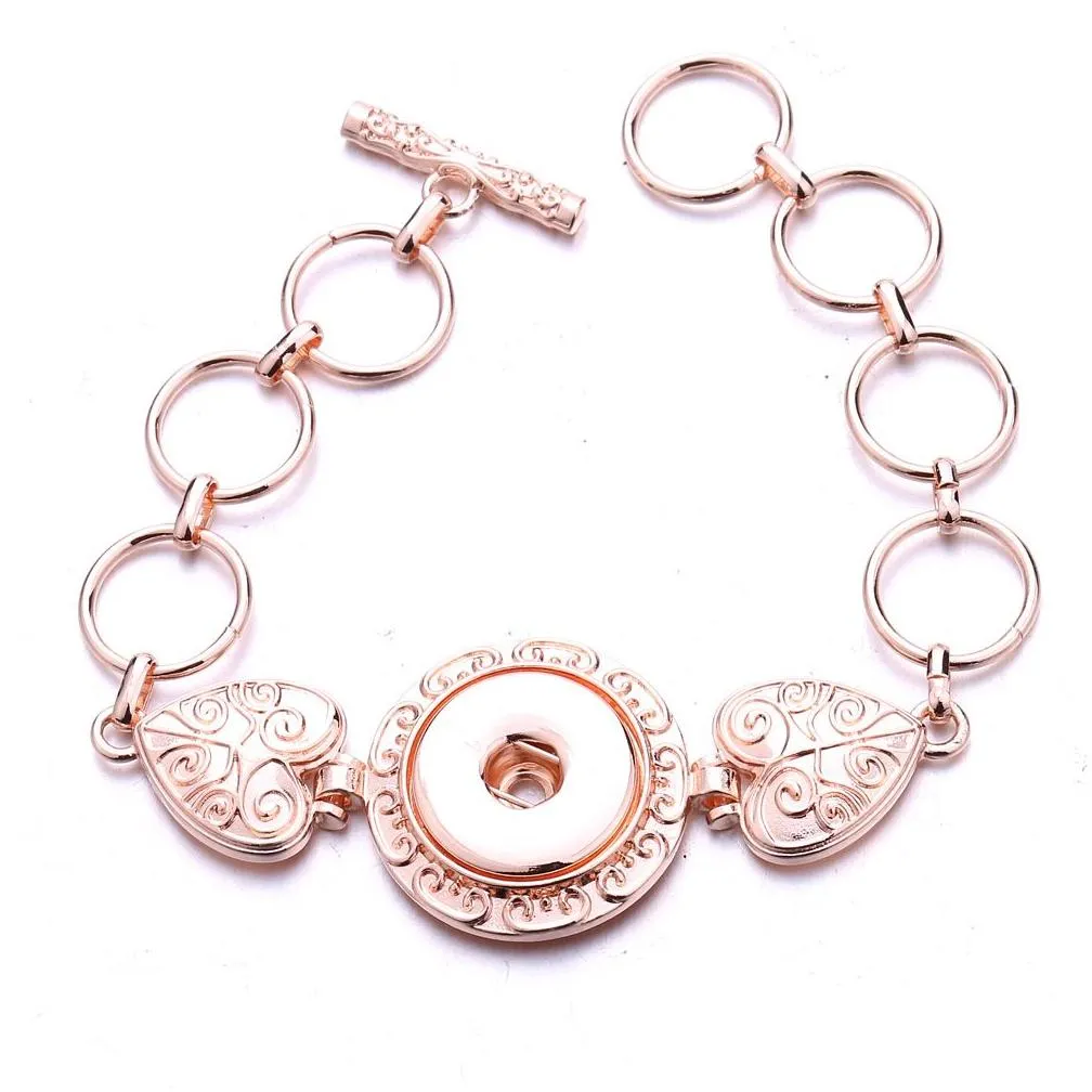 ginger snaps bracelet adjustable noosa chunks snap bracelets bangle for 18mm button jewelry