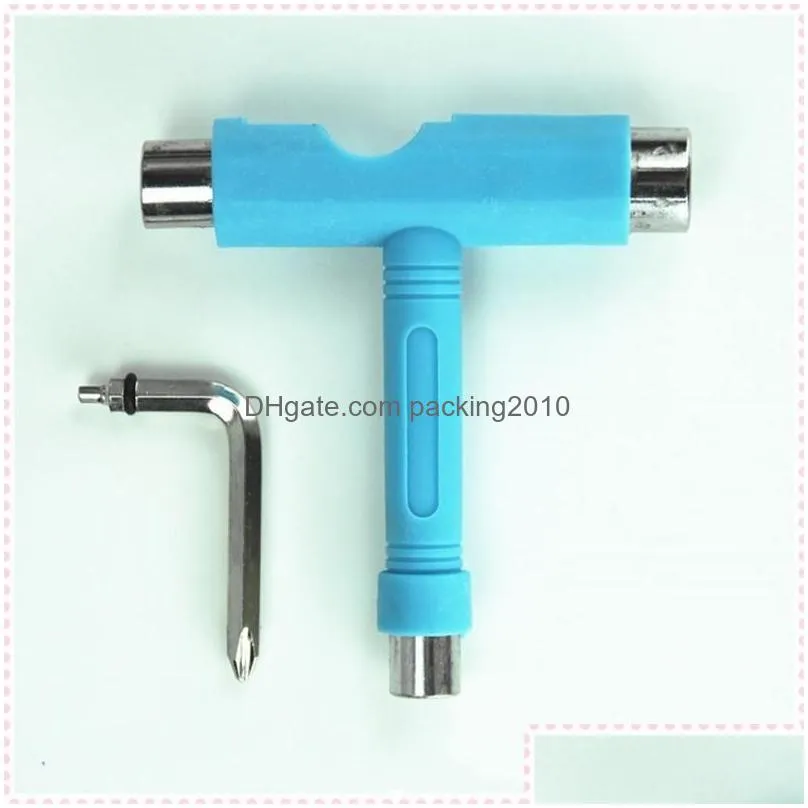 socket wrench t type handtools iron skate board bearing spanner dance special tools non slip plastic 2 5gy g2