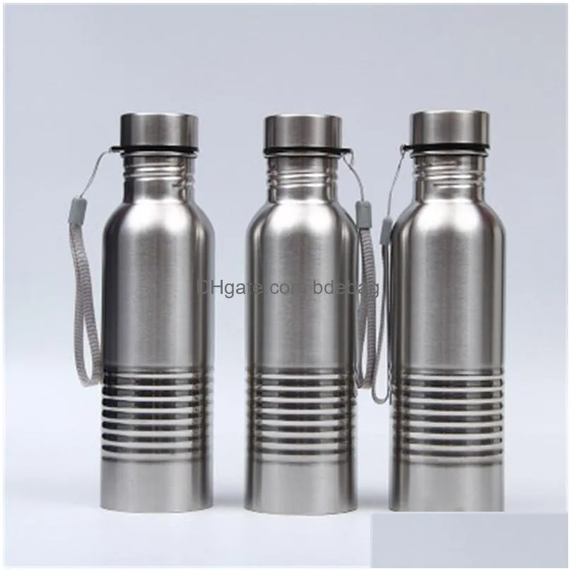 stainless steel leak prevention bottle waterproof keep warm cup portable with rope home and car use multi function 10yzh1