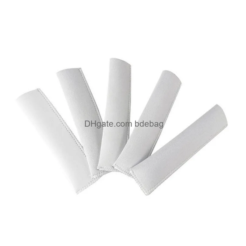  sublimation blank tools ice  sleeve neoprene insulator reusable zer popsicle holders washable ices popsicles sleeves holder 726