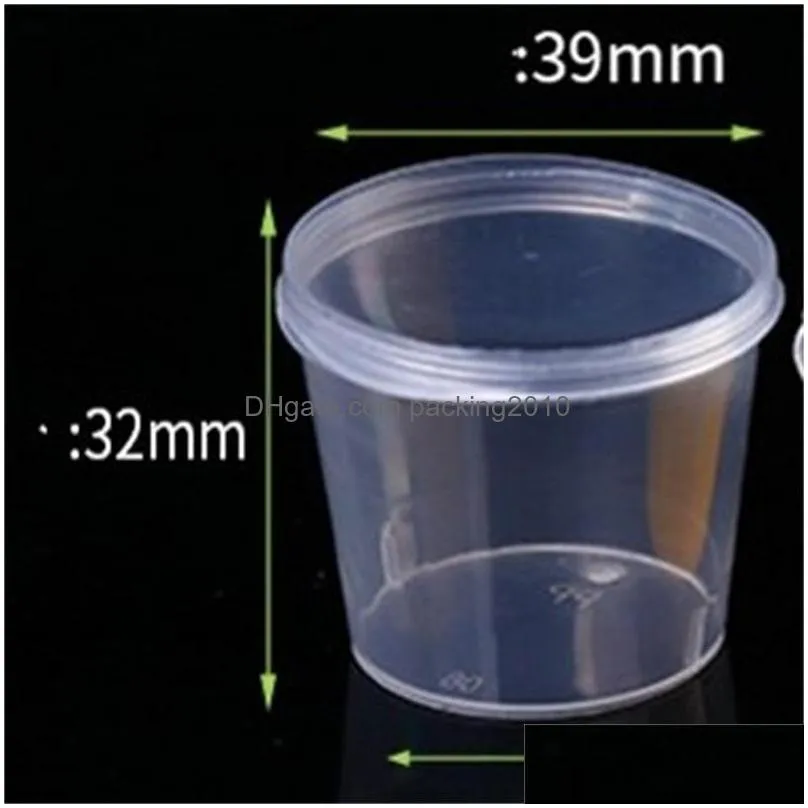 packing boxes disposable dressing cases food preserve portion plastic condiment snack containers dining hall new 76ye k2