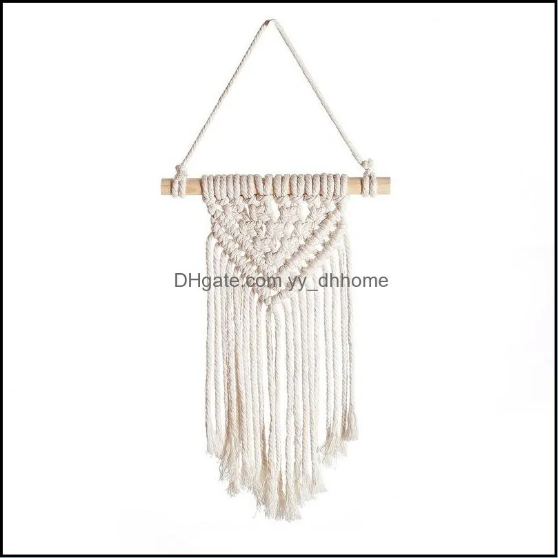 macrame wall hanging tapestry diy handmade woven home decor for bedroom woven boho tapestry hanging