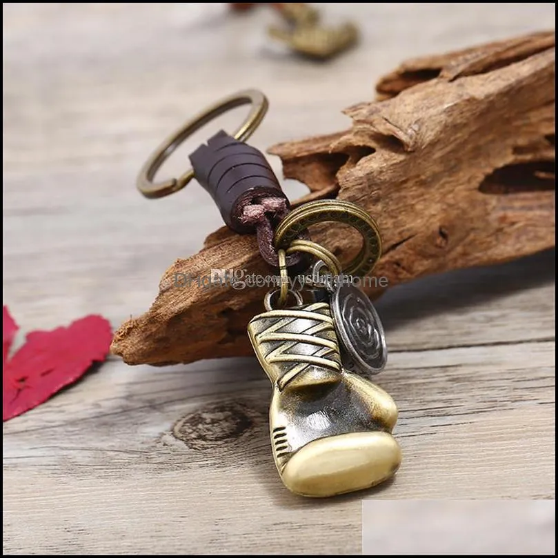 bronze boxing key ring retro i feel about you inspired keychain fashion jewerly