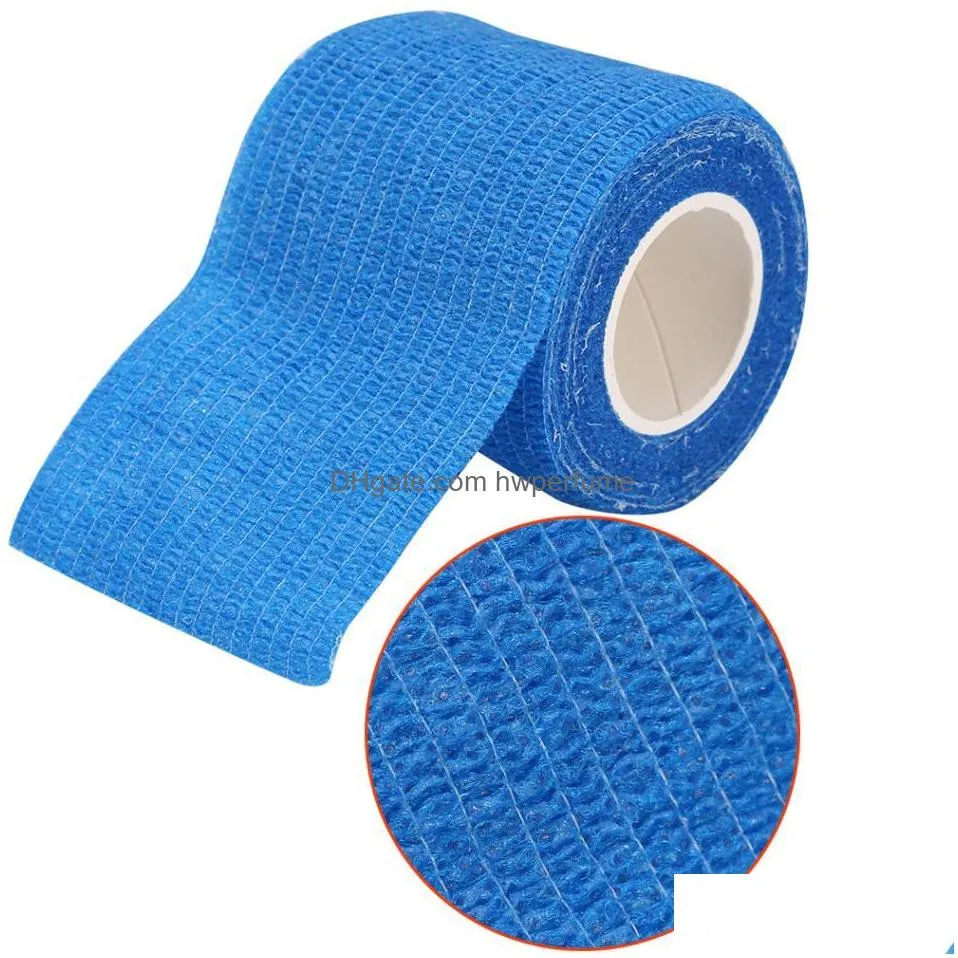 25mm self adhesive elastic bandage wholesale cheap nonwoven fabric for sport protection 1 inch tattoo supply grip elastic tapes 24