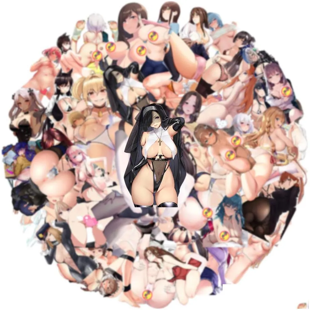 50pcs anime sticker diy hentai hentai sexy pinup bunny girl waifu stickers laptop car truck motorcycle phone refrigerator decal