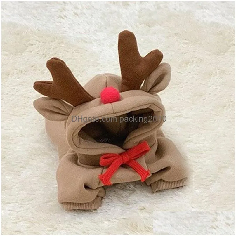 dog apparel winter warm clothes cute plush coat hoodies pet costume jacket for puppy cat french bulldog chihuahua small dog clothing 20220104 q