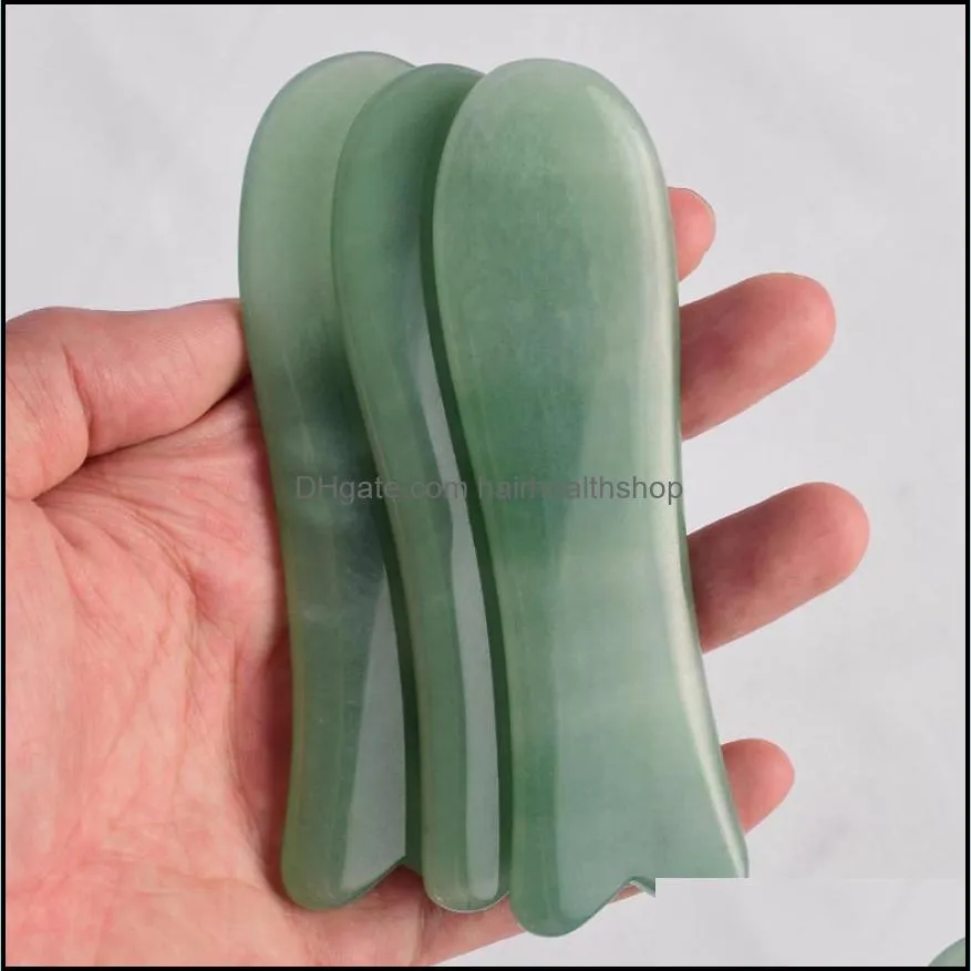 2020 beauty product fish shape face lift beauty guasha massage facial tool jade gua sha board