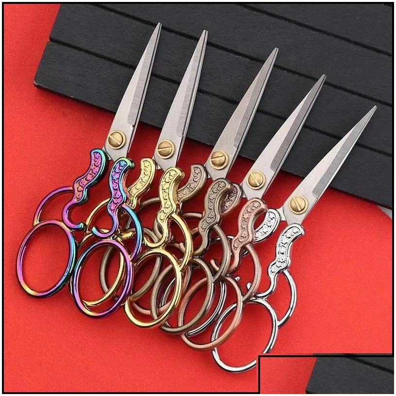 craft tools stainless steel vintage scissor sewing tools fabric cutter embroidery tailor scissors thread 20220511 d3 drop delivery h