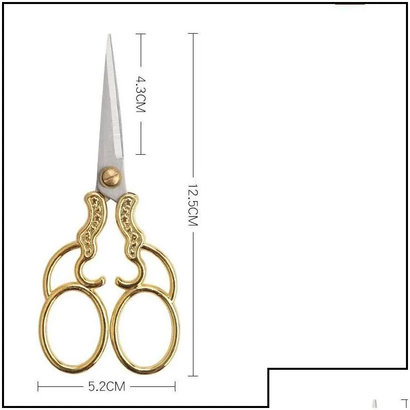 craft tools stainless steel vintage scissor sewing tools fabric cutter embroidery tailor scissors thread 20220511 d3 drop delivery h
