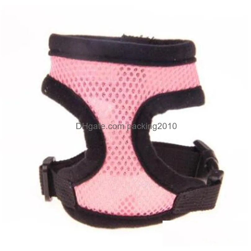 mesh pet harness collars vest straps dog clothes chien safety belt pets supplies 2 6hx b2