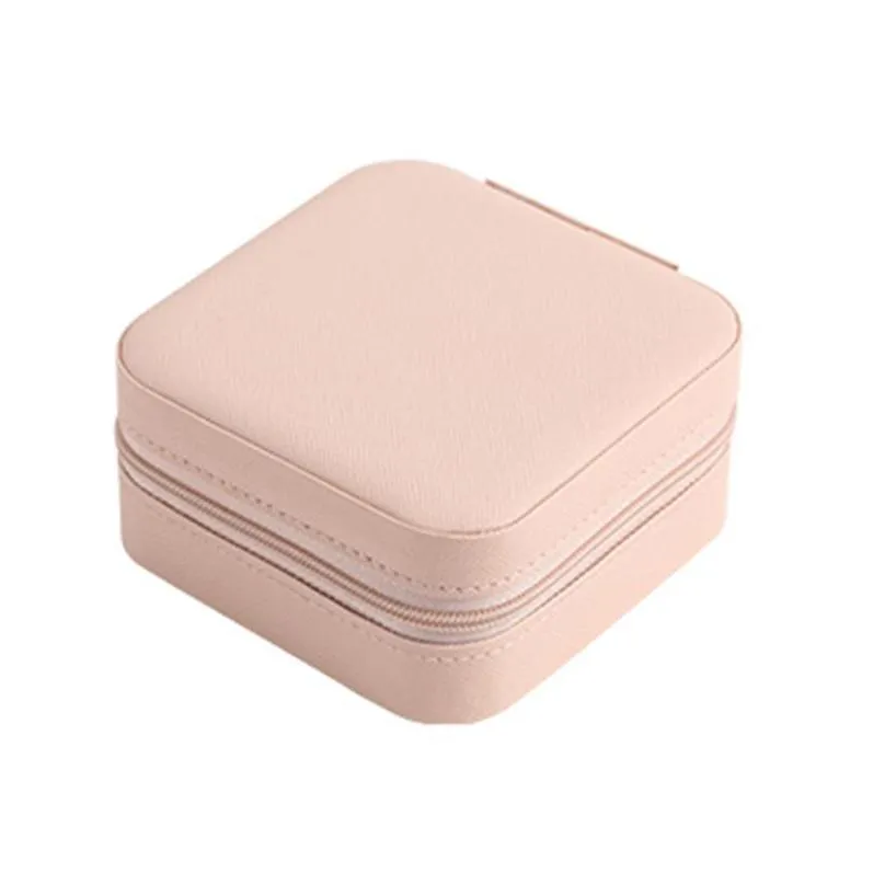 mini jewelry case portable travel jewellery box small storage organizer display boxes rings earrings necklaces gifts for girls