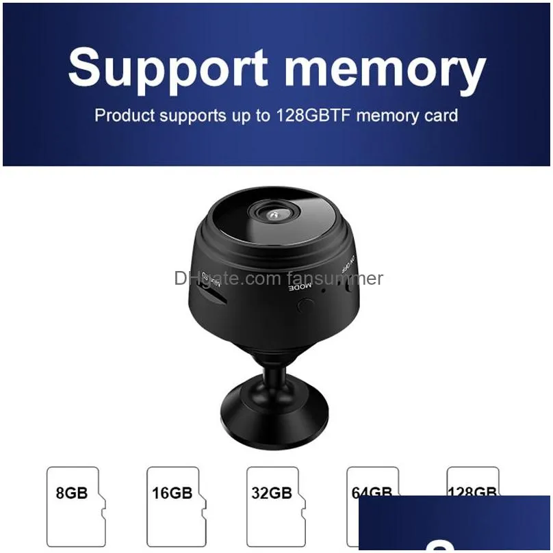 a9 720p full hd mini video camera wifi ip wireless security cameras indoor home surveillance night vision small camcorder
