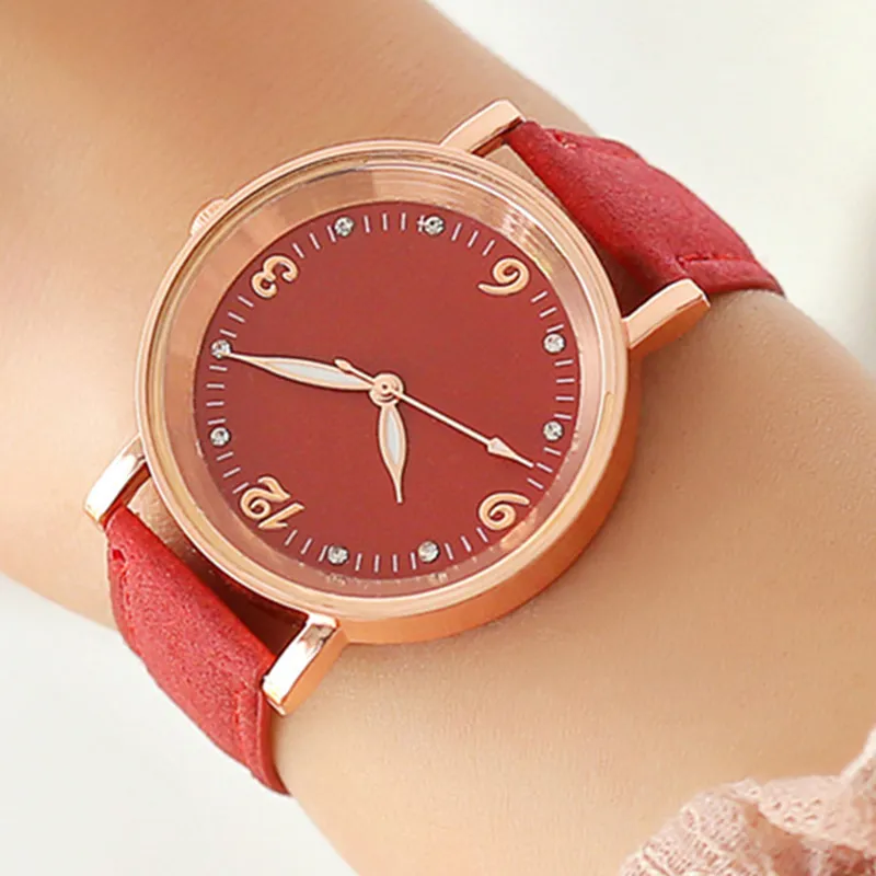 Watch Women Watches Wristwatches Fashion Wristwatches Waterproof Montre De Luxe Wristwatch Leather Strap
