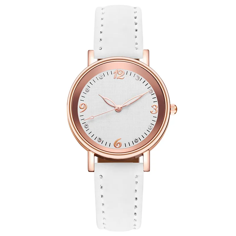 Watch Women Watches Wristwatches Fashion Wristwatches Waterproof Montre De Luxe Wristwatch Leather Strap