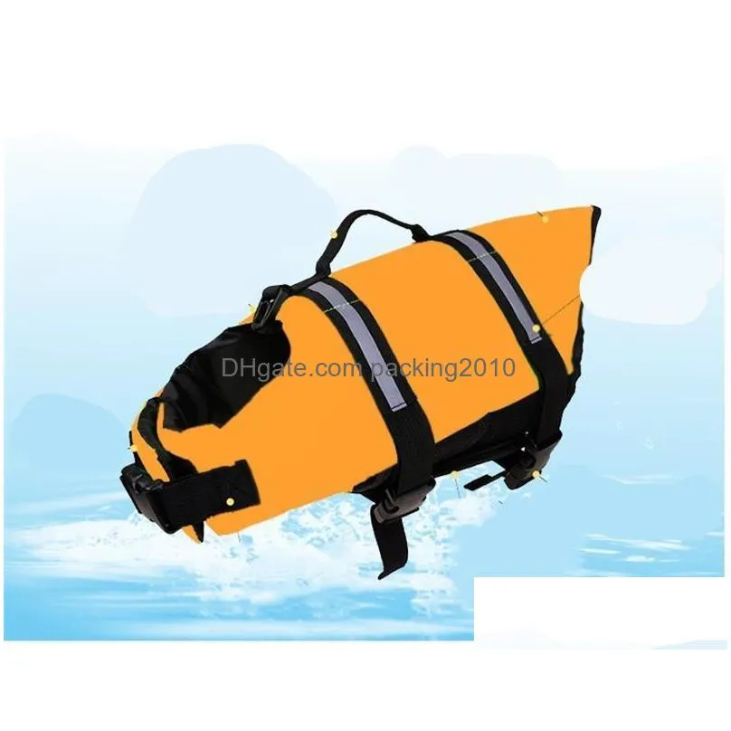 pet supplies life jacket summer colour dog clothes swimsuit accessories multi sizes easy to wear easy carry 20gg5 cc