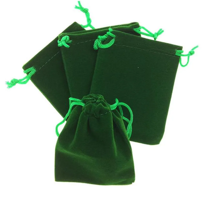 drawstring velvet bags storage pouch jewelry present packaging bag small pouches for wedding christmas favors 11 sizes