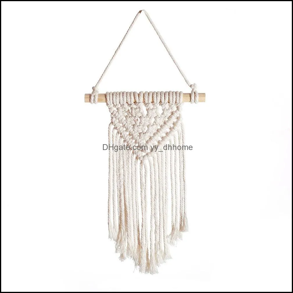 macrame wall hanging tapestry diy handmade woven home decor for bedroom woven boho tapestry hanging