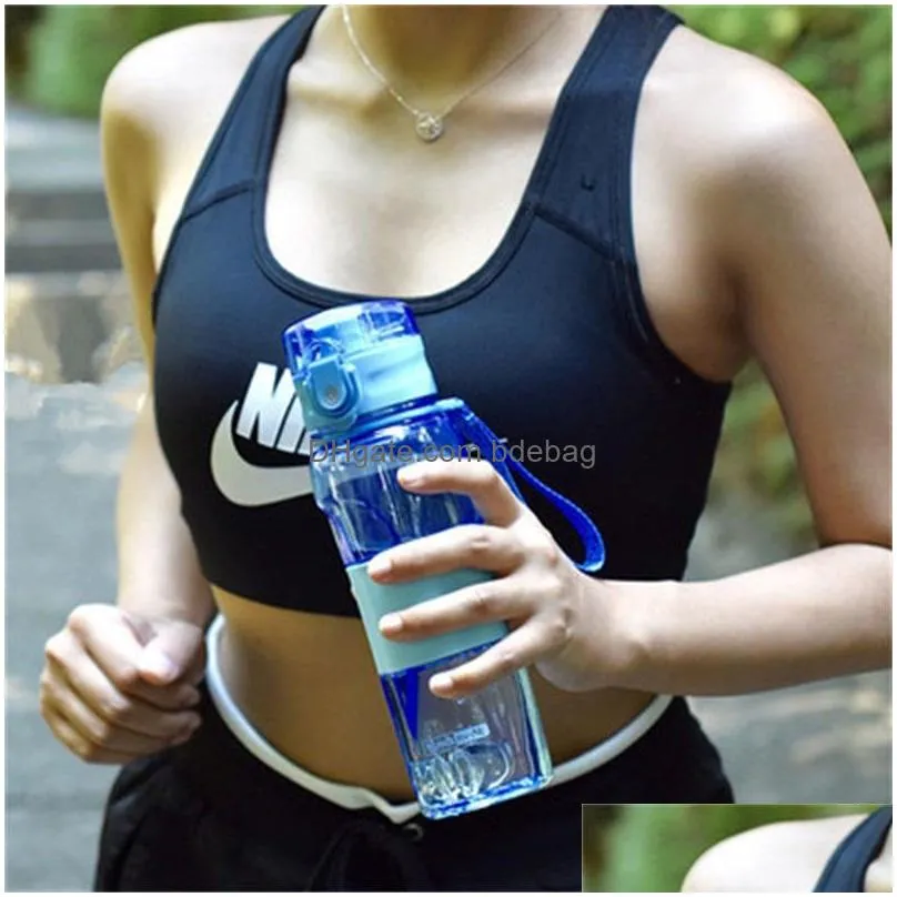 outdoor sport water cup man woman bodybuilding straw bottle women men blue drinking cups arrival 22 54lt l1