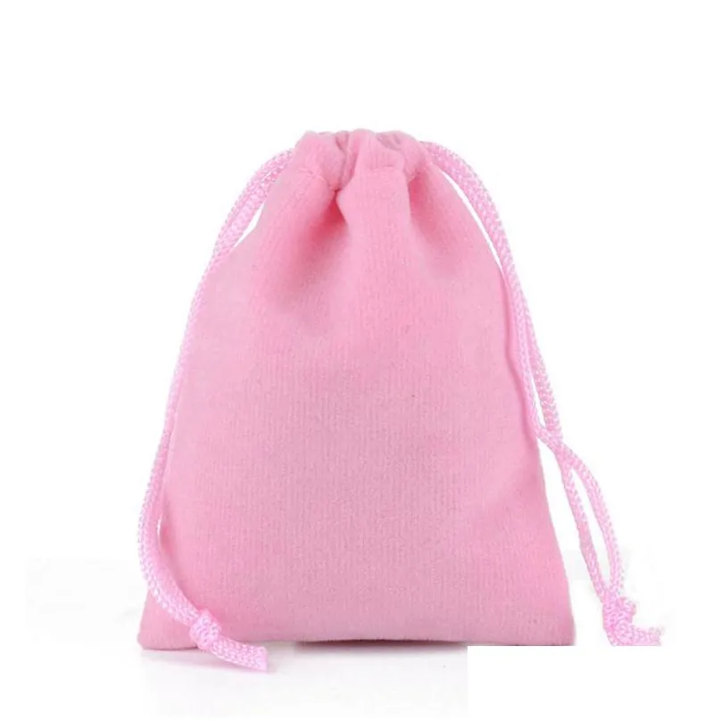 drawstring velvet bags storage pouch jewelry present packaging bag small pouches for wedding christmas favors 11 sizes