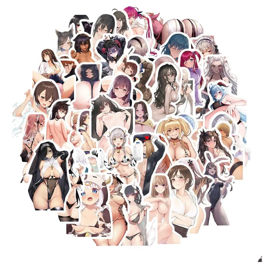 50pcs anime sticker diy hentai hentai sexy pinup bunny girl waifu stickers laptop car truck motorcycle phone refrigerator decal