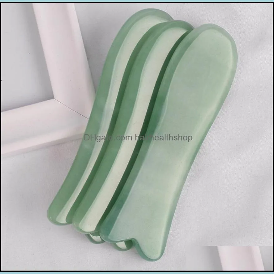 2020 beauty product fish shape face lift beauty guasha massage facial tool jade gua sha board