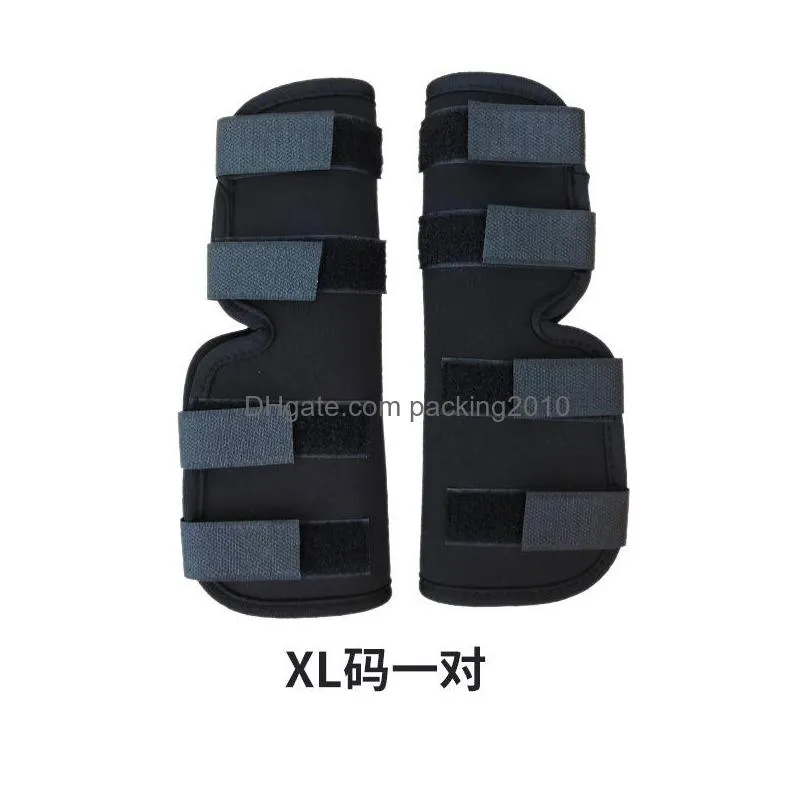 2pcs/lot pet knee pads dog apparel support brace for leg hock joint wrap breathable injury recover legs dogs protector support 20220106
