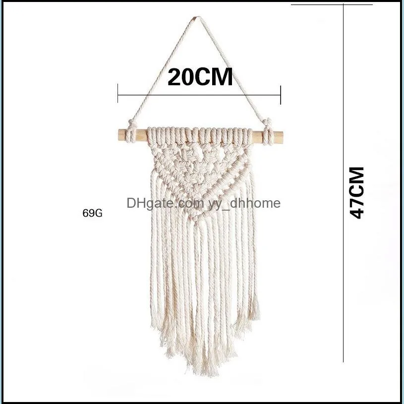 macrame wall hanging tapestry diy handmade woven home decor for bedroom woven boho tapestry hanging