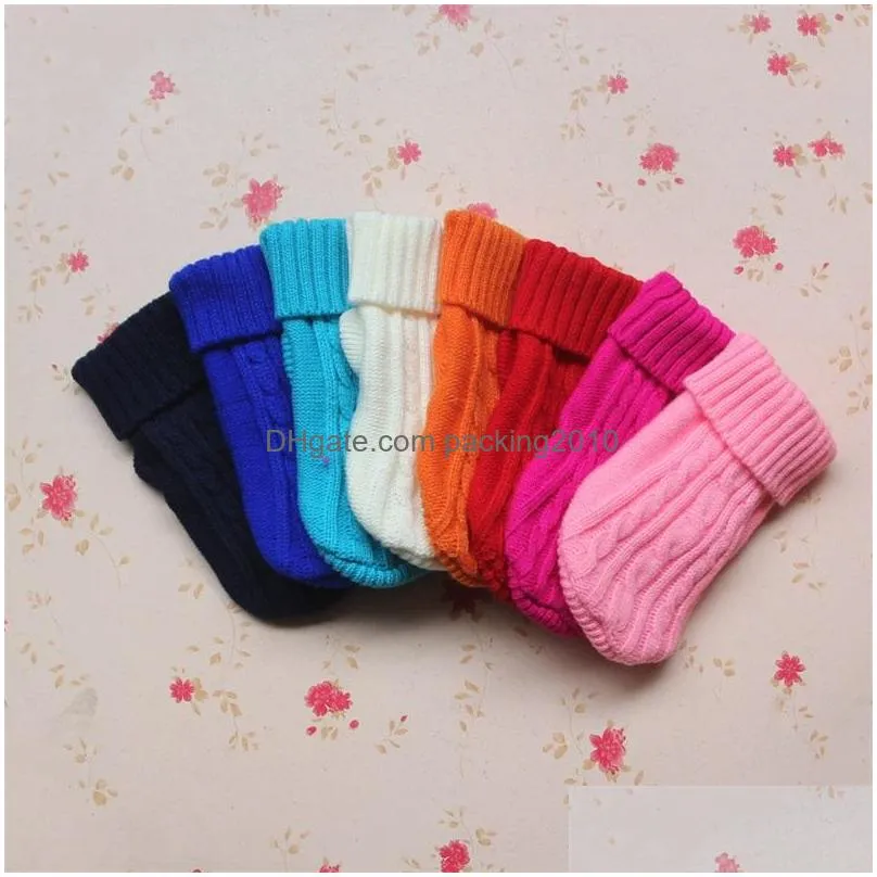 pet knitted pullover dog puppy cat sweaters autumn winter twisted rope weave small coat apparel fashion gifts poodle new 11tc g2
