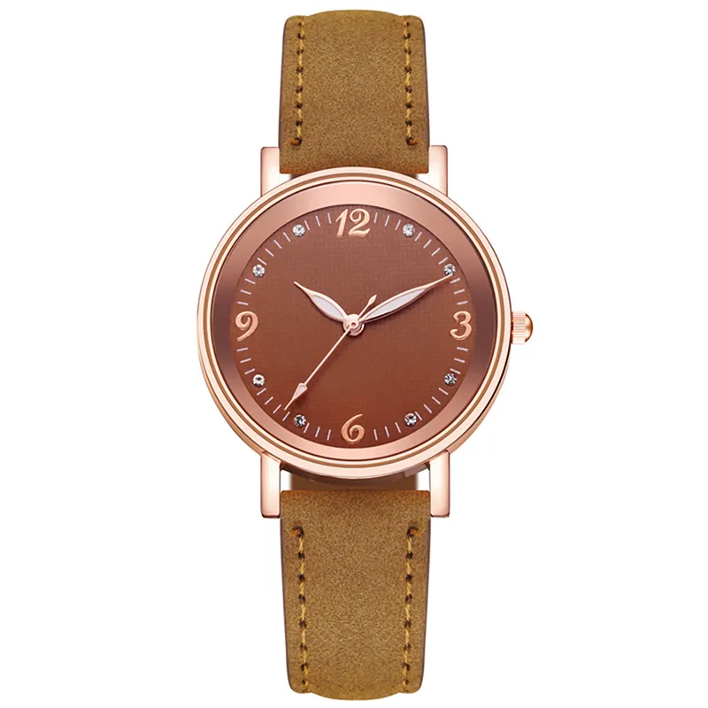 Watch Women Watches Wristwatches Fashion Wristwatches Waterproof Montre De Luxe Wristwatch Leather Strap