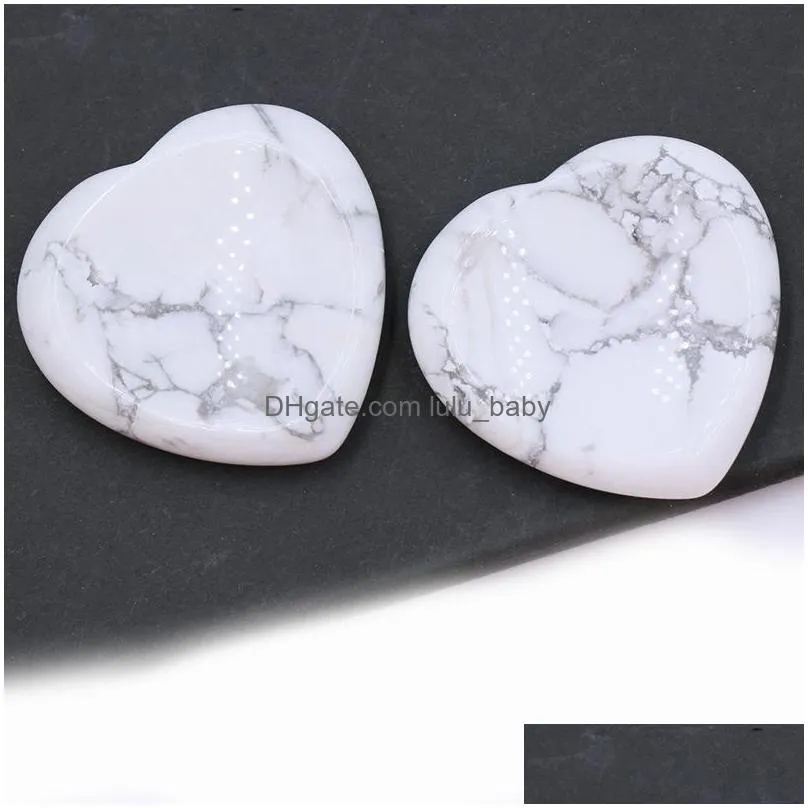 40mm loose heart healing stone love pocket palm spoctrolite worry stone for anxiety reiki balancing rocks gemstone farmhouse kitchen