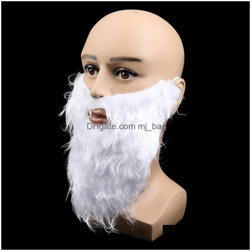 christmas decorations party performance props santa claus white beard eyebrows fake set hallowee xmas decorationchristmas