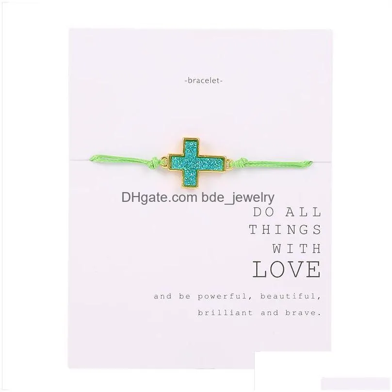 crucifix jesus christian horizontal sideways cross charm bracelets for women bridesmaids gift pulseira feminina